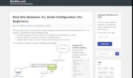 
							         Palo Alto Networks #1: Initial Configuration (for beginners ...								  
							    