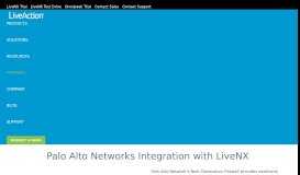 
							         Palo Alto Networks - LiveAction								  
							    