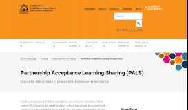 
							         PALS - Department of Local Government, Sport and Cultural Industries								  
							    