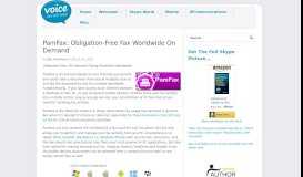 
							         PamFax: Obligation-Free Fax Worldwide On Demand								  
							    