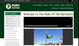 
							         Pampa High School - Pampa Independent School District								  
							    