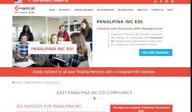 
							         Panalpina Inc EDI Solution and EDI compliance - Cogential IT, LLC								  
							    