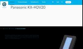 
							         Panasonic KX-HDV20 - NFON.com								  
							    