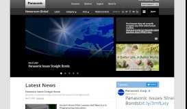 
							         Panasonic Newsroom Global								  
							    