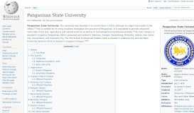 
							         Pangasinan State University - Wikipedia								  
							    
