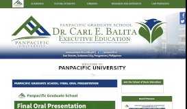 
							         Panpacific University								  
							    