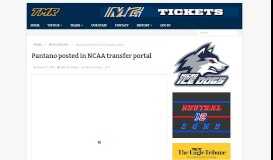 
							         Pantano posted in NCAA transfer portal | The Mack Report								  
							    