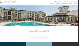 
							         Panther Properties Management - Associate Login								  
							    