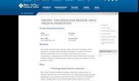 
							         PAP293 - CVS Novologix Medical Drug Prior Authorization								  
							    