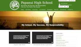 
							         Papanui High School: Home								  
							    
