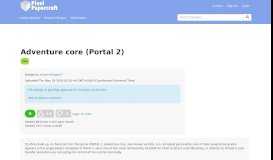 
							         Papercraft Adventure core (Portal 2)								  
							    