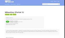 
							         Papercraft Wheatley (Portal 2)								  
							    