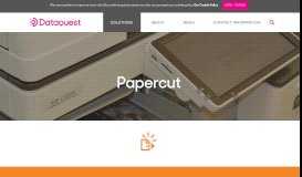 
							         PaperCut Services - Dataquest UK An Authorised Partner								  
							    