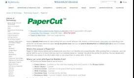 
							         PaperCut | Wellesley College								  
							    