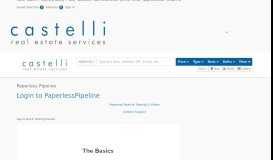 
							         Paperless Pipeline | South Florida Real Estate :: Castelli Real ...								  
							    