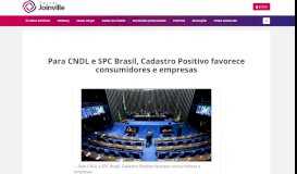 
							         Para CNDL e SPC Brasil, Cadastro Positivo favorece consumidores e ...								  
							    