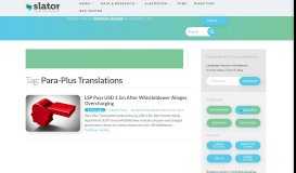 
							         Para-Plus Translations | Slator								  
							    