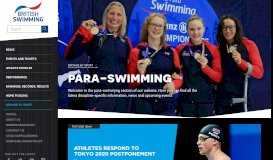 
							         Para-Swimming | Paralympic Swimming | British Swimming								  
							    