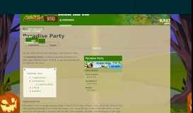 
							         Paradise Party | Animal Jam Wiki | FANDOM powered by Wikia								  
							    