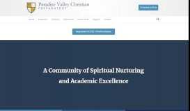
							         Paradise Valley Christian Preparatory: Spiritual Nurturing Academic ...								  
							    