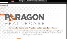 
							         Paragon Healthcare | Infusion Centers & Pharmacies								  
							    