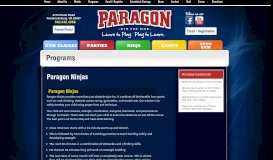 
							         Paragon Ninjas - Paragon Gymnastics								  
							    