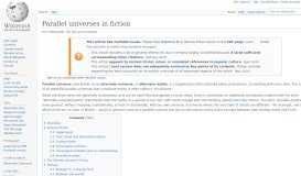 
							         Parallel universes in fiction - Wikipedia								  
							    