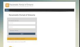 
							         Paramedic Portal Of Ontario								  
							    