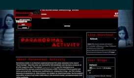 
							         Paranormal Activity Wiki | FANDOM powered by Wikia								  
							    