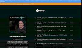 
							         Paranormal Portal on Spotify								  
							    