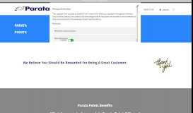 
							         Parata Points | Parata - Parata Systems								  
							    