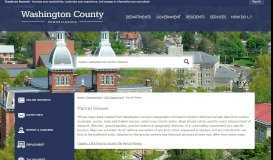 
							         Parcel Viewer | Washington County, PA - Official Website								  
							    