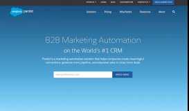 
							         Pardot B2B Marketing Automation by Salesforce								  
							    