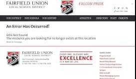 
							         Parent Access - Fairfield Union Local Schools								  
							    