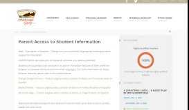 
							         Parent Access to Student Information - WSD								  
							    