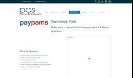 
							         Parent-Account-Portal - PCS Revenue Control Systems								  
							    