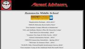 
							         Parent Advisory - Hammocks Middle School								  
							    