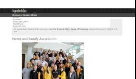 
							         Parent and Family Association - Parents and Family - Appalachian ...								  
							    