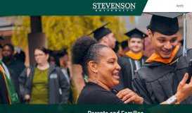 
							         Parent and Family Resources | Stevenson University								  
							    