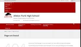 
							         Parent and Student Portal - Albion Park High School								  
							    