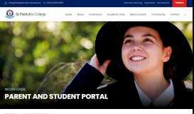 
							         Parent and Student Portal - St Patrick's College Campbelltown								  
							    