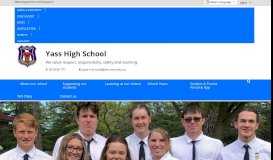 
							         Parent and Student Portal - Yass High School								  
							    