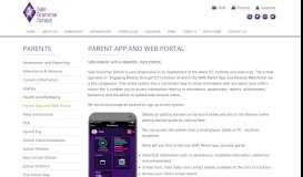 
							         Parent App and Web Portal - Sale Grammar School								  
							    
