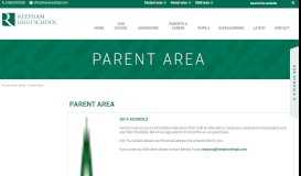 
							         Parent Area - Reepham High School								  
							    