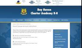 
							         Parent Canvas Account Instructions – Parents – Bay Haven Charter ...								  
							    