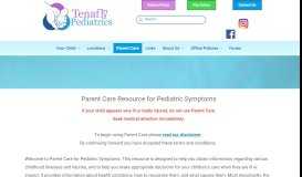 
							         Parent Care - Tenafly Pediatrics - Medical Resource for After Hours Care								  
							    