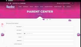 
							         Parent Center Register - Rainbow Dance Competition								  
							    