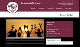 
							         Parent Center - St. Ann Catholic School								  
							    