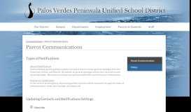 
							         Parent Communications – Communications – Palos Verdes Peninsula ...								  
							    