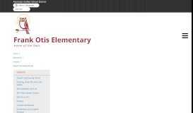 
							         Parent Community Portal - Frank Otis Elementary School - School Loop								  
							    